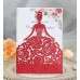 Silvery Laser Invitation Card Marriage Invitation Card Glitter Paper